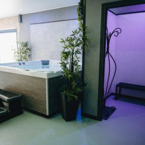 Espace privatif (piscine, sauna, jacuzzi et hammam) - 3 à 4 personnes - 1H30
